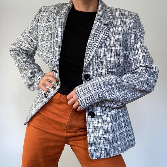 🚫SOLD🚫 Le Suit Tweed Jacket - Picture 1 of 8